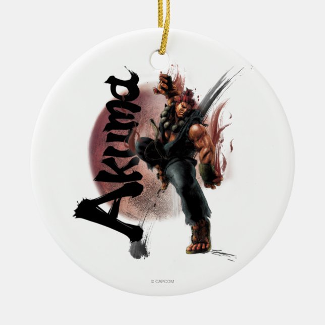 Akuma Ceramic Ornament (Front)