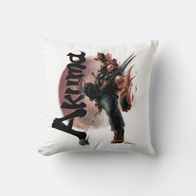 Akuma Throw Pillow (Front)