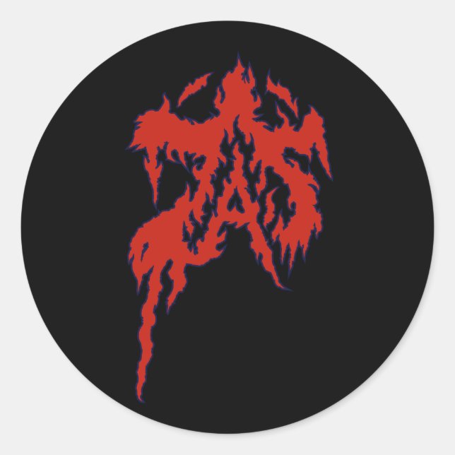 Akumakaze Round Sticker (Front)