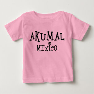 Akumal Mexico Design - Baby Fine Jersey T-Shirt