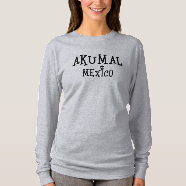 Akumal Mexico Design - Basic Long Sleeve T-Shirt (Front)