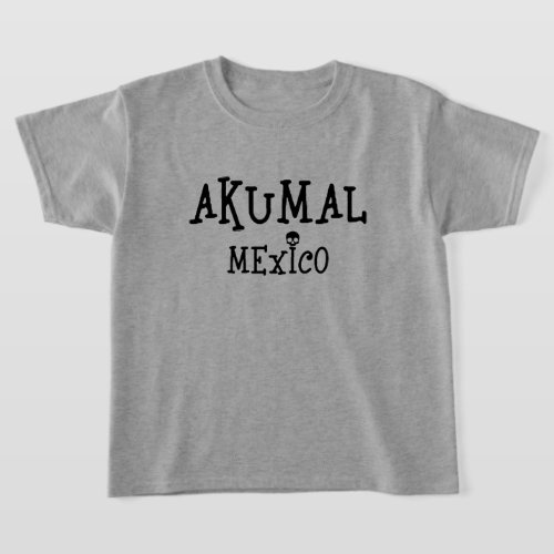 Akumal Mexico Design _ Girls Basic T_Shirt