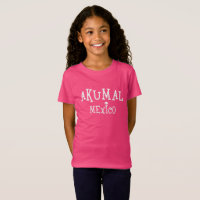 Akumal Mexico Design - Girls' Fine Jersey T-Shirt