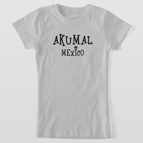 Akumal Mexico Design _ Girls Fine Jersey T_Shirt