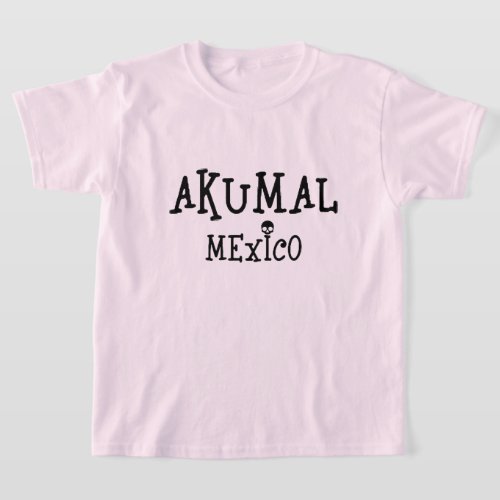 Akumal Mexico Design _ Kids Basic T_Shirt