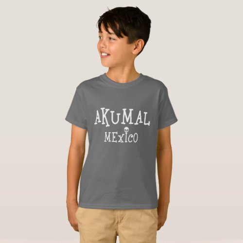 Akumal Mexico Design _ Kids Basic T_Shirt