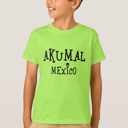 Akumal Mexico Design _ Kids Basic T_Shirt