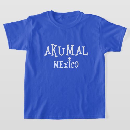 Akumal Mexico Design _ Kids Basic T_Shirt