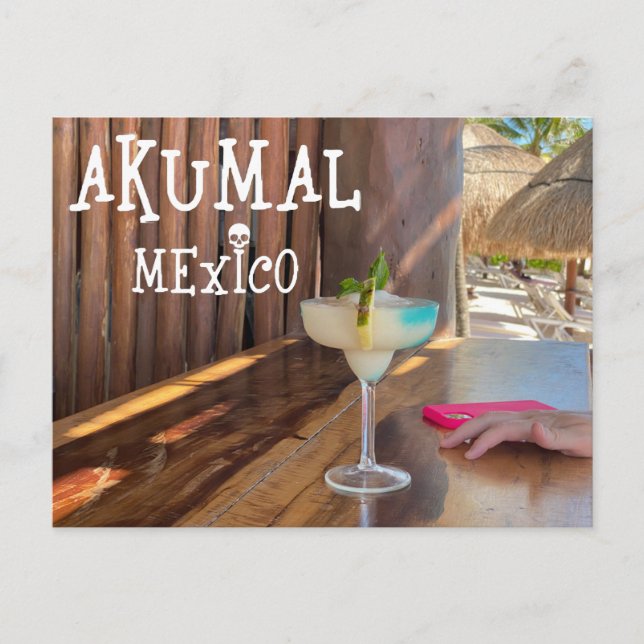 Akumal Mexico Design - Standard Postcard (Front)