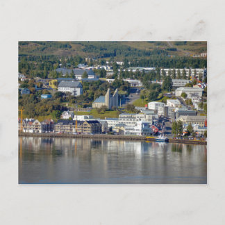 Akureyri Waterfront, Iceland Postcard