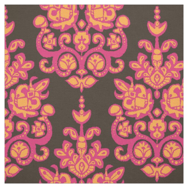 Akuti damask ikat fabric (Swatch)