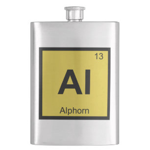 Al - Alphorn Music Chemistry Periodic Table Symbol Flask