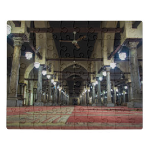 Al-Azhar Mosque Islamic Cairo Muslim Egypt Masjids Jigsaw Puzzle