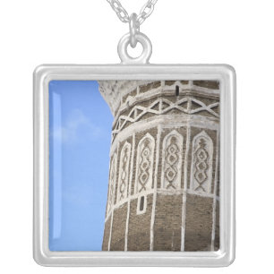 Al Bakiriya Mosque in Old Sana'a, Yemen Silver Plated Necklace