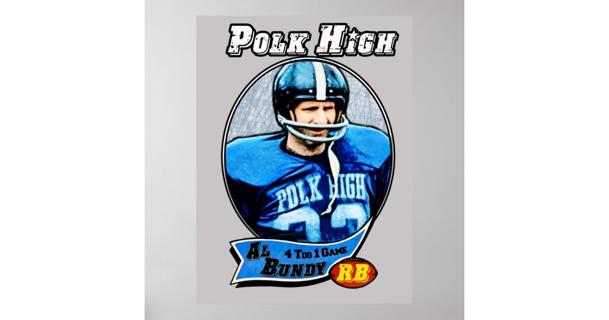 Al Bundy Football card Poster | Zazzle