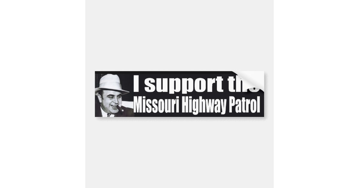 Al Capone Bumper Sticker | Zazzle