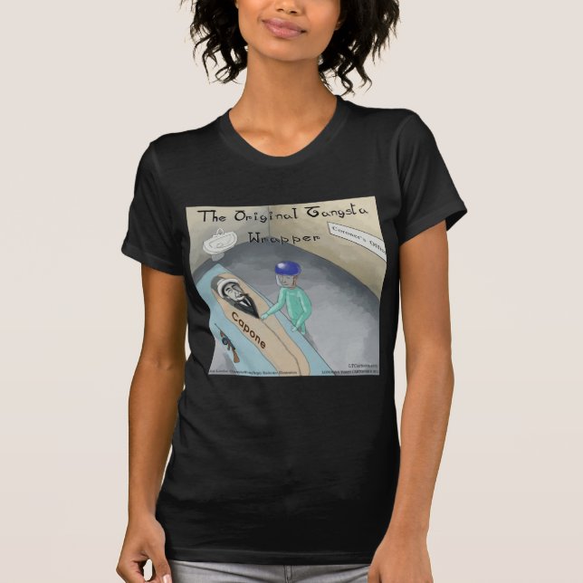 Al Capone Funeral Funny T-Shirt (Front)