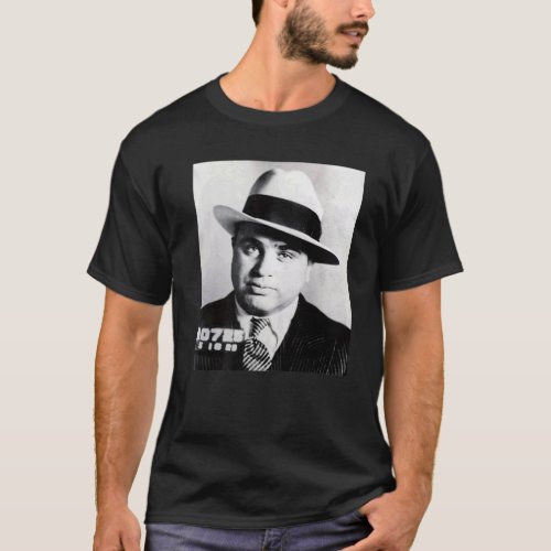 Al Capone Gangster Portrait T_Shirt
