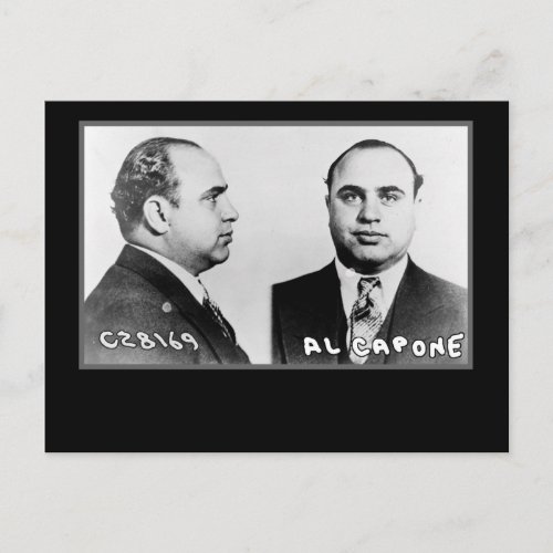 Al Capone Mugshot Cards and Postcards