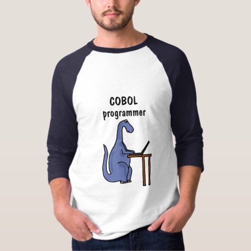 AL_ COBOL Programmer Dinosaur Shirt