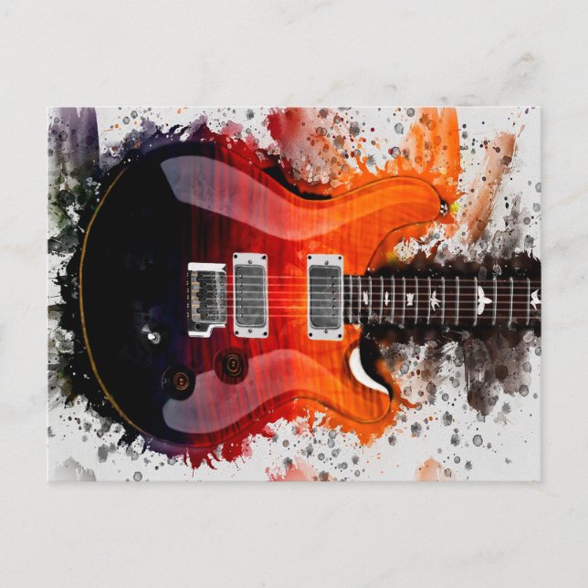 Al Di Meola Guitar | Pop Music | Music Lover  Holiday Postcard (Front)