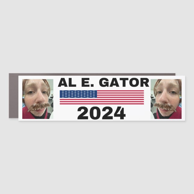 AL E. GATOR 2024 CAR MAGNET (Front)