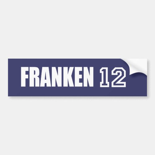 AL FRANKEN Election Gear Bumper Sticker