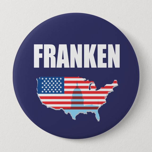AL FRANKEN Election Gear Button (Front)