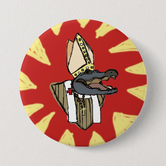 Al G. for Pope Pinback Button (Front)