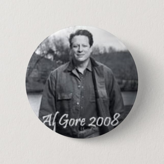 Al Gore 2008 Button (Front)