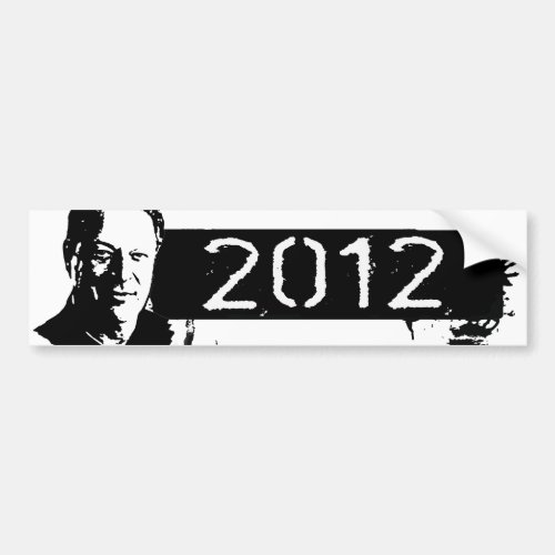 Al Gore 2012 Bumper Sticker