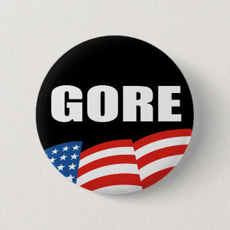 AL GORE Election Gear Pinback Button