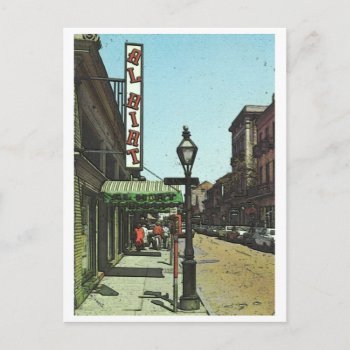 Al Hirts Jazz Club Postcard by figstreetstudio at Zazzle