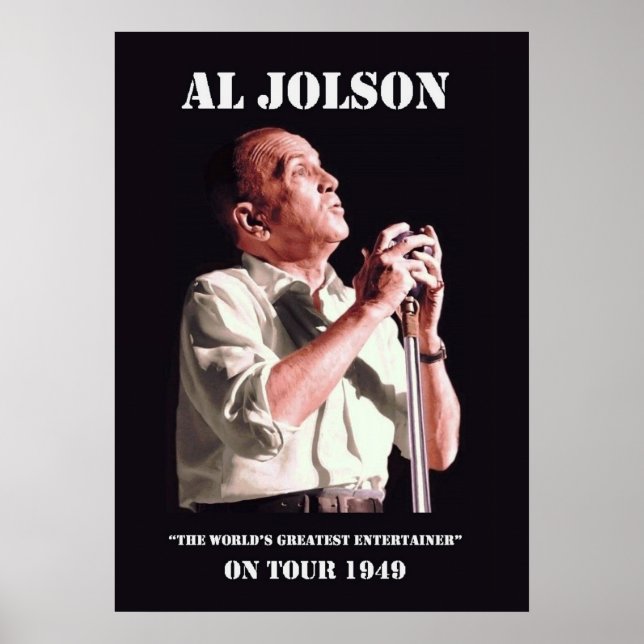 Al Jolson on Tour Poster (Front)