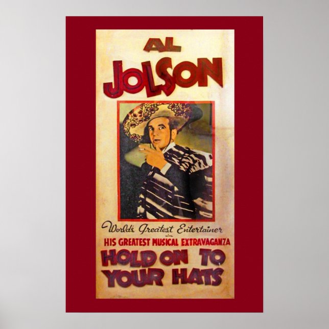 Al Jolson Theater Promo Poster (Front)