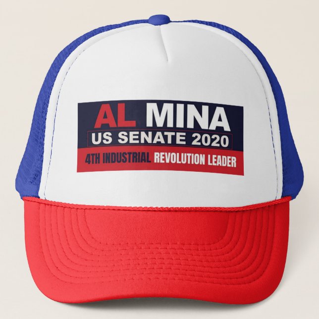 Al Mina Revolution Trucker Hat (Front)