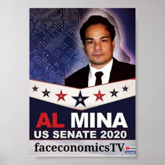 Al Mina US Senate Merchandise Poster