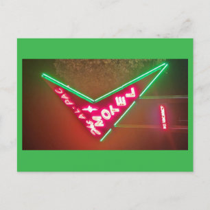 Al-Pac Motel Neon Park St. Robert, MO Holiday Postcard
