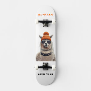AL-PACO Custom Urban Skater Alpaca Skateboard