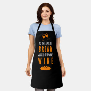Al pan, pan, y al vino, vino apron
