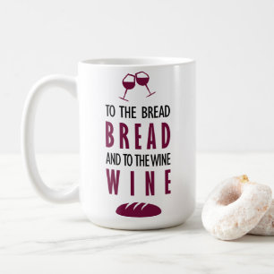 Al pan, pan, y al vino, vino coffee mug