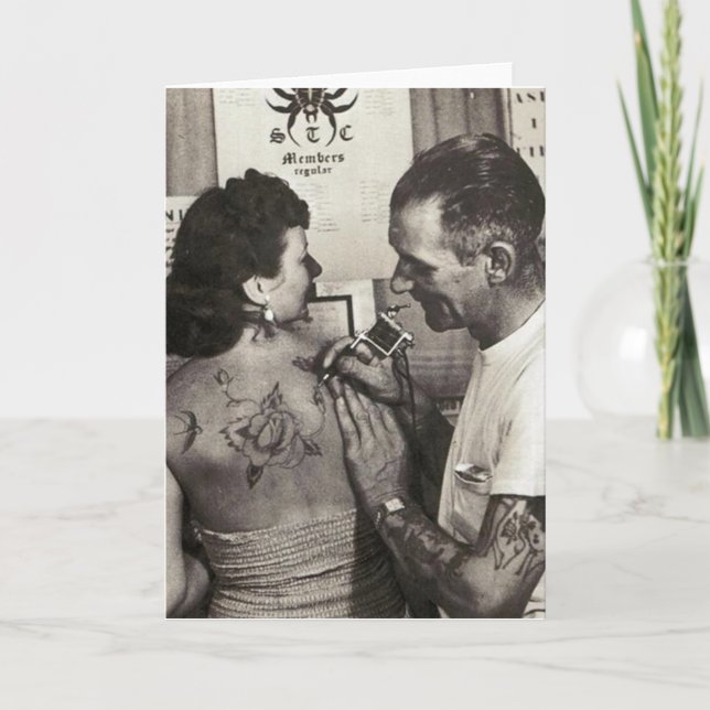 Al Shieferly tattoos Rose Card (Front)