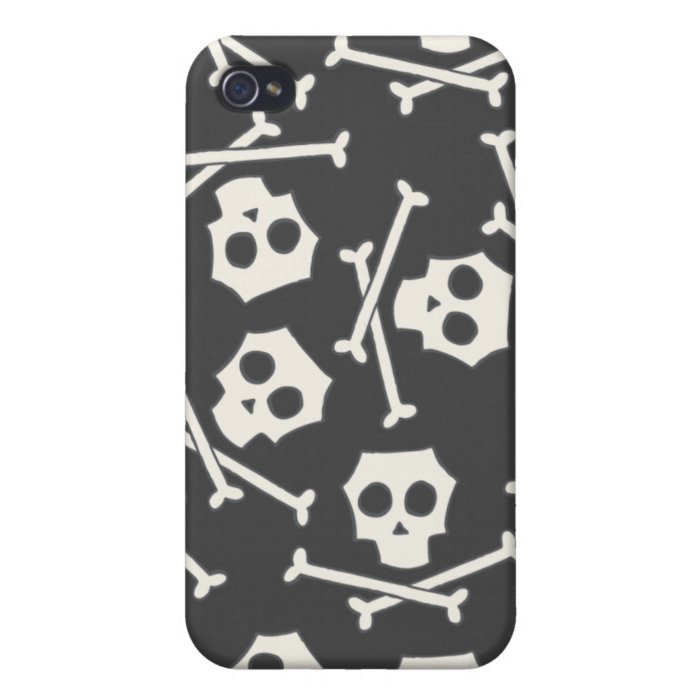 Al Skull and Crossbones Pattern iPhone 4 Case