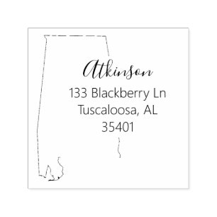 AL State of Alabama Return Address Stamp