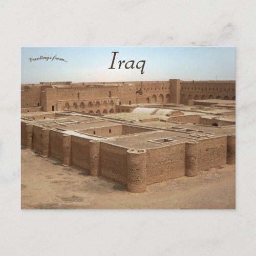 Al_Ukhaidir Fortress in Iraq Postcard