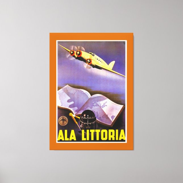 Ala Littoria Canvas Print (Front)