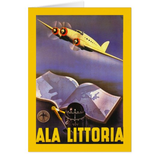 Ala Littoria Cards (Front)