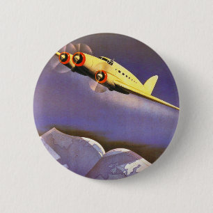 Ala Littoria Pinback Button