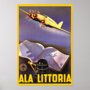 Ala Littoria Poster