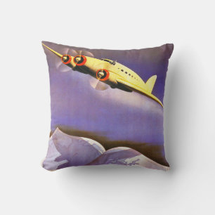Ala Littoria Throw Pillow